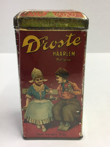 DROSTE’S Dutch Process COCOA Tin, Vintage Hot Chocolate, Haarlem