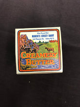 Load image into Gallery viewer, Vintage Roberts Jersey Dairy Creamery Butter Cardboard Packaging - TheBoxSF