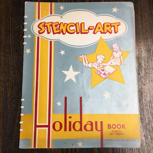 STENCIL Art HOLIDAY Book by Art Krenz | Christmas | Thanksgiving | Halloween - TheBoxSF
