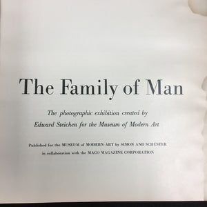 The Family of Man PHOTOGRAPHIC EXHIBITION BOOK for MOMA - TheBoxSF