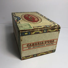 Load image into Gallery viewer, Vintage Canario D’Oro Tobacco Box || EMPTY