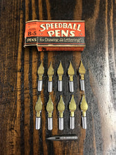 Load image into Gallery viewer, Vintage Speedball Pen Caps Packaging - TheBoxSF