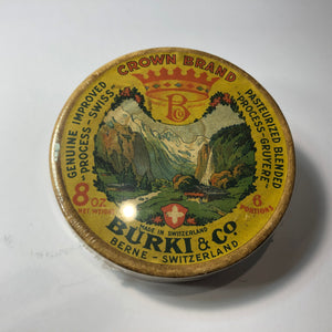 Vintage Crown Brand Swiss Cheese Container
