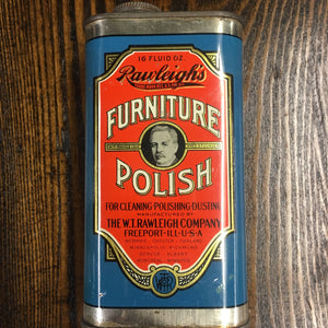 Old Rawleigh’s FURNiTURE POLISH BOTTLE, Leather - TheBoxSF