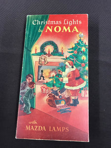 NOMA Christmas Lights, Partial Box, Great Illustrations || Mazda Lamps