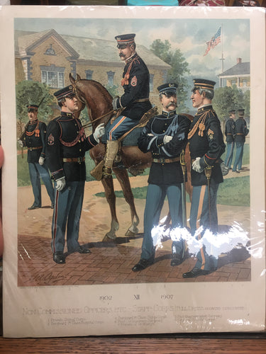Vintage Non Commissioned Officers ETC - Staff Corps, Print - TheBoxSF
