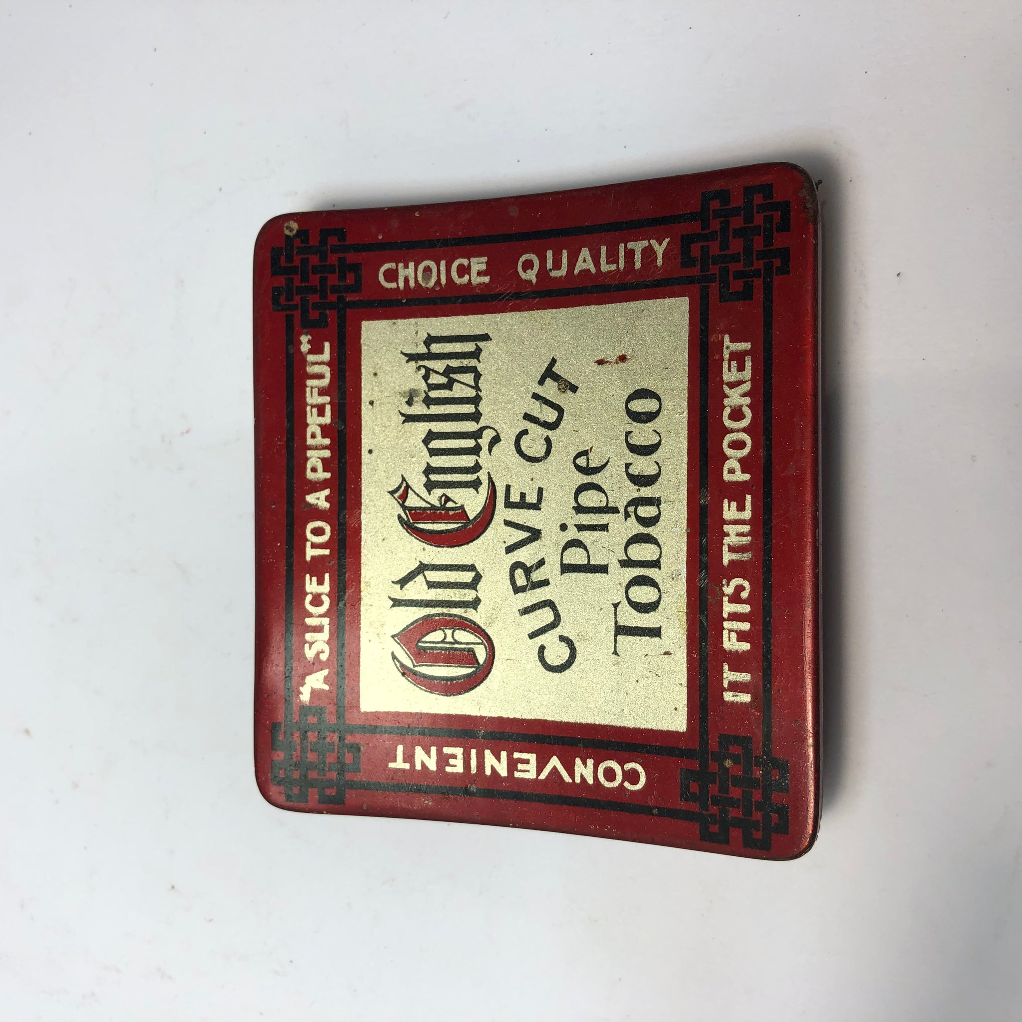pipe tobacco travel tin OLD ENGLISH Pipe Tobacco Tin, Curve Cut, pipe tobacco travel tin OLD ENGLISH Pipe Tobacco Tin, Curve Cut,