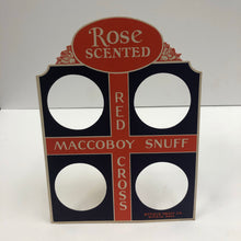 Load image into Gallery viewer, Red Cross Maccoboy Snuff Store Display, Front