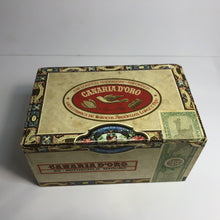 Load image into Gallery viewer, Vintage Canario D’Oro Tobacco Box || EMPTY