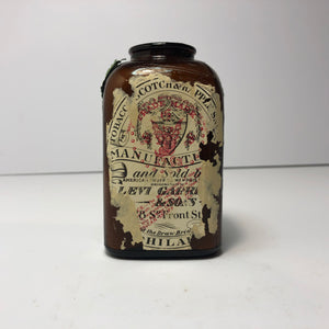 Vintage  Cool Tobacco Scotch Bottle || EMPTY