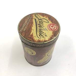 Antique JUSTRITE Tobacco Tin, Kuhles & Stock Co. || EMPTY