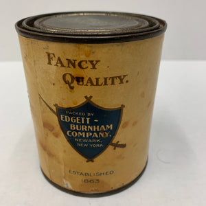 BURNAM Brand SPINACH Tin Can and Original Label, Fancy Quality || Packaging
