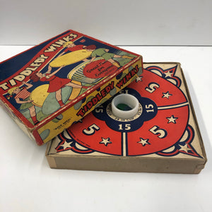 1939 Vintage TIDDLEDY WINKS Children's Board Game, Original Packaging