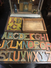Load image into Gallery viewer, RARE Full ALPHABET, Cut Out ABC Game, Whitney Reed Chair Co. Old Vintage - TheBoxSF