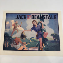 Load image into Gallery viewer, JACK AND THE BEANSTALK Small Poster Advertisement || Giant and Pinup Lady