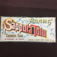 Load image into Gallery viewer, Adams Sappota Tolu CHEWING GUM (piece of original Box) | Packages - TheBoxSF