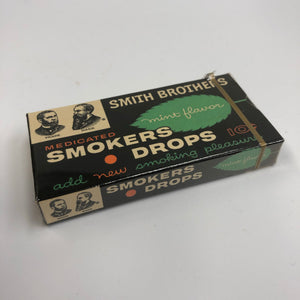Vintage Smith Brothers Smokers Drops Box