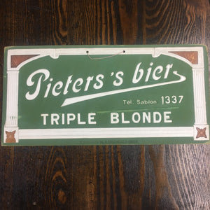 Old Pieters’s Bier Triple Blonde SIGN, Beer - TheBoxSF