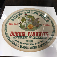 Load image into Gallery viewer, Old Vintage, DUBOIS FAVORITE FLOUR Label, Jasper Roller Mills, Andrew Eckert - TheBoxSF