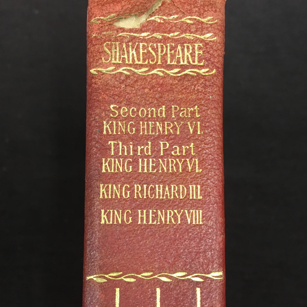Old Vintage SHAKESPEARE Book, KING HENRY, King Richard - TheBoxSF