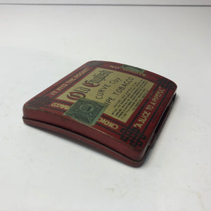 OLD ENGLISH Pipe Tobacco Tin, Curve Cut, "A Slice to a Pipeful" || EMPTY