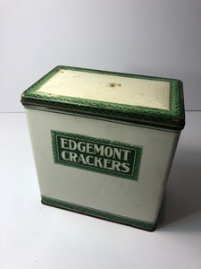 Amazing Antique EDGEMONT CRACKER TIN, Original Antique Packaging