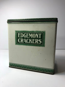 Amazing Antique EDGEMONT CRACKER TIN, Original Antique Packaging