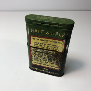 Vintage Half and Half Lucky Strike Cigar Tin || EMPTY