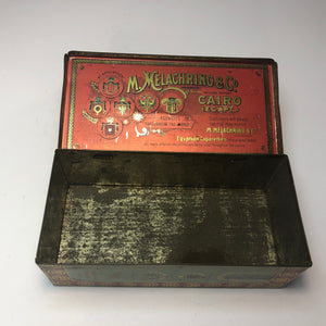 Vintage Egyptian Cigarettes Tin Box || EMPTY