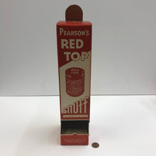 Load image into Gallery viewer, Vintage Person’s Red Top Snuff Tobacco Box