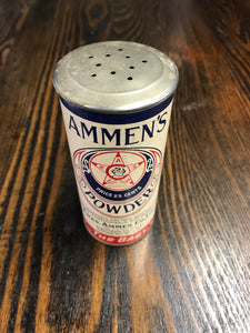 Vintage Ammen’s Baby Powder Tin Packaging with Powder Inside - TheBoxSF