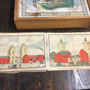 Union Building Blocks, Adult and Children Game, Block House, Old Vintage - TheBoxSF