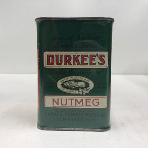 Vintage Durkee’s Famous Food Nutmeg Can