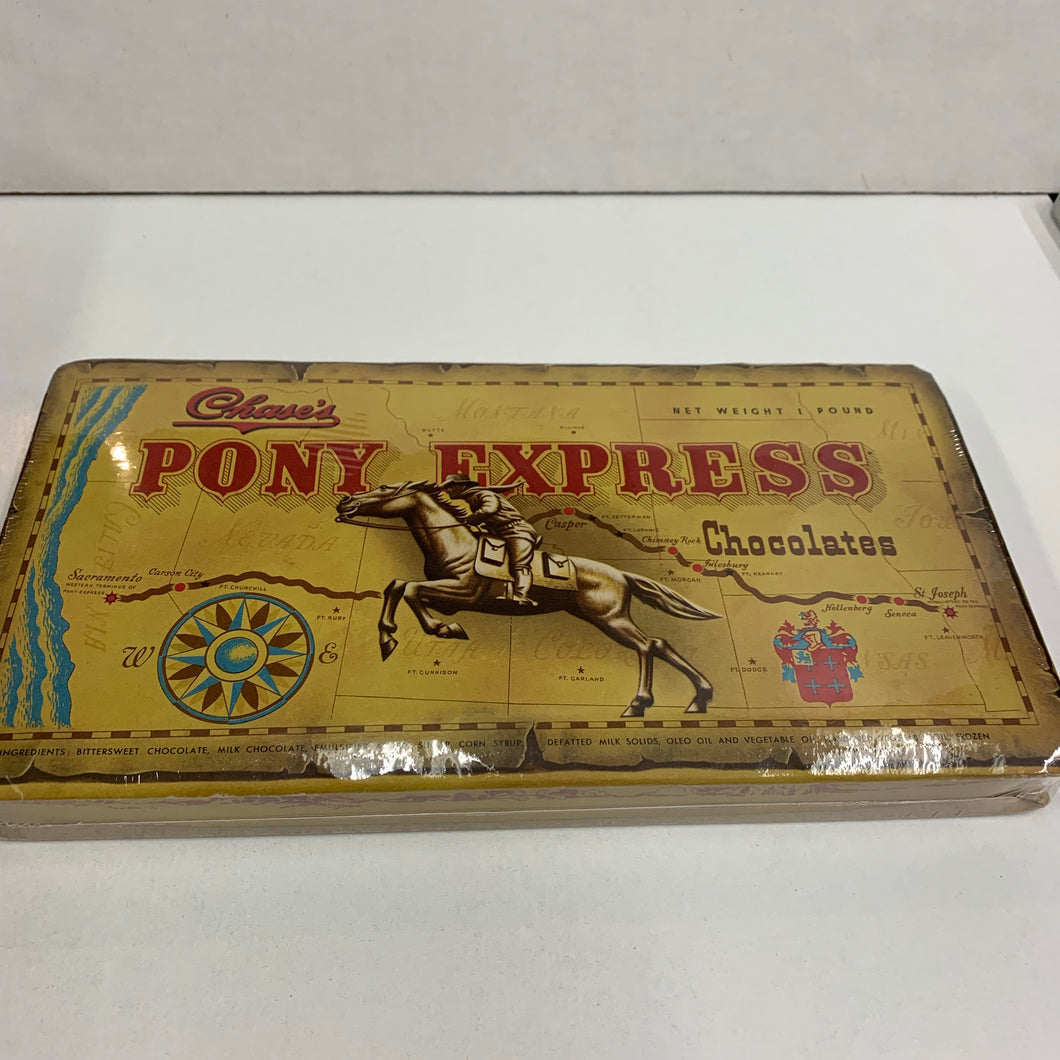 Vintage Pony Express Chocolate Box