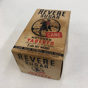 Vintage Revere Sugar Cane Tablets Package Box
