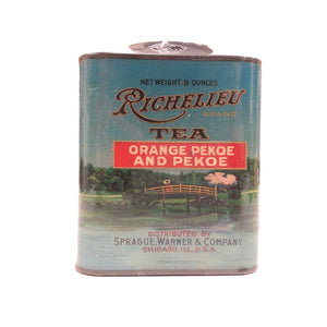 Vintage Richelieu Brand 8 oz Tea Can