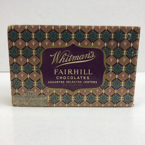 Vintage Whitman’s Fairhill Chocolate Box