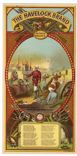 The HAVELOCK BRAND Caddy Crate Label || British-American Tobacco Co., Jesse Brown, Old, Vintage - TheBoxSF