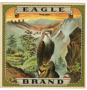 EAGLE BRAND Caddy Crate Label || Old, Vintage - TheBoxSF