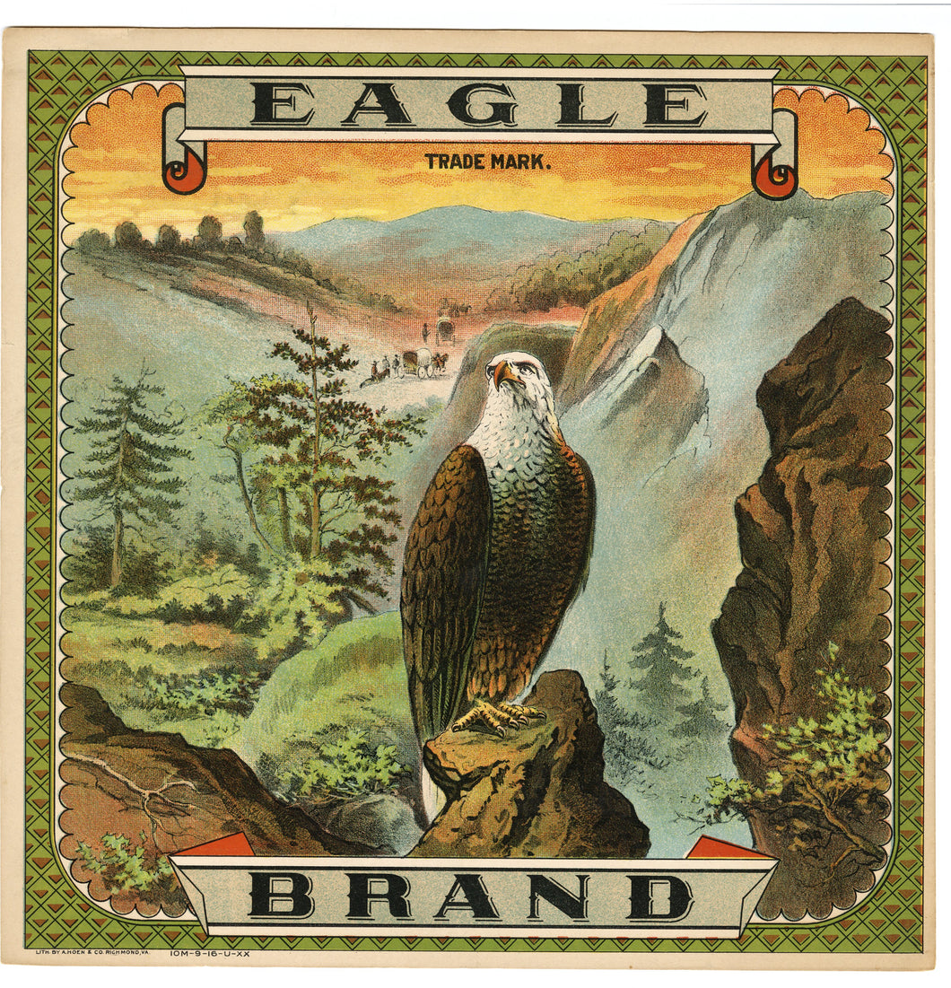 EAGLE BRAND Caddy Crate Label || Old, Vintage - TheBoxSF