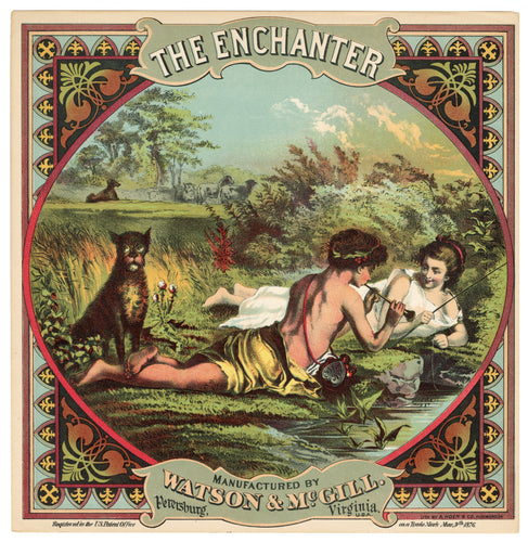 The ENCHANTER Caddy Crate Label || Watson & McGill, Old, Vintage - TheBoxSF