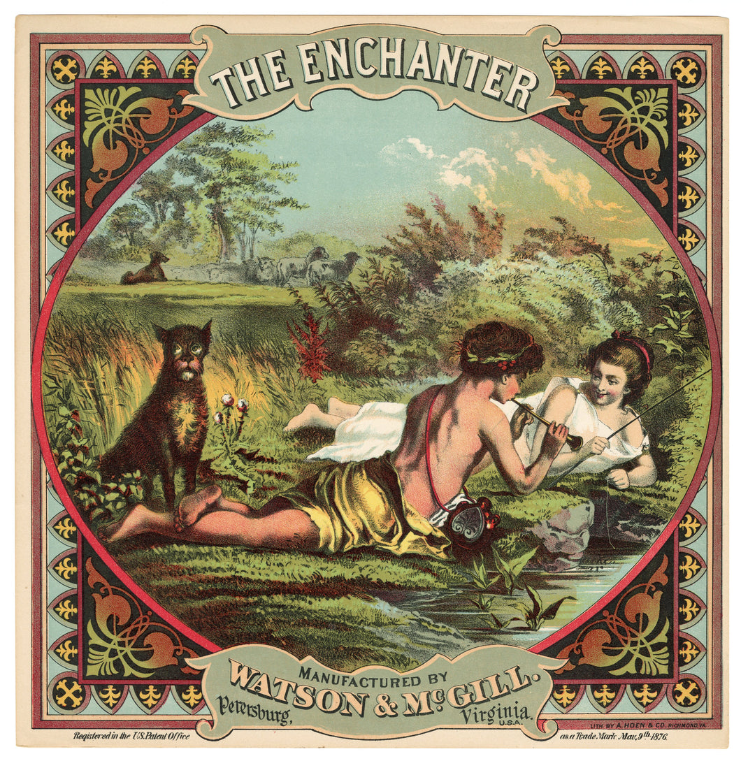The ENCHANTER Caddy Crate Label || Watson & McGill, Old, Vintage - TheBoxSF