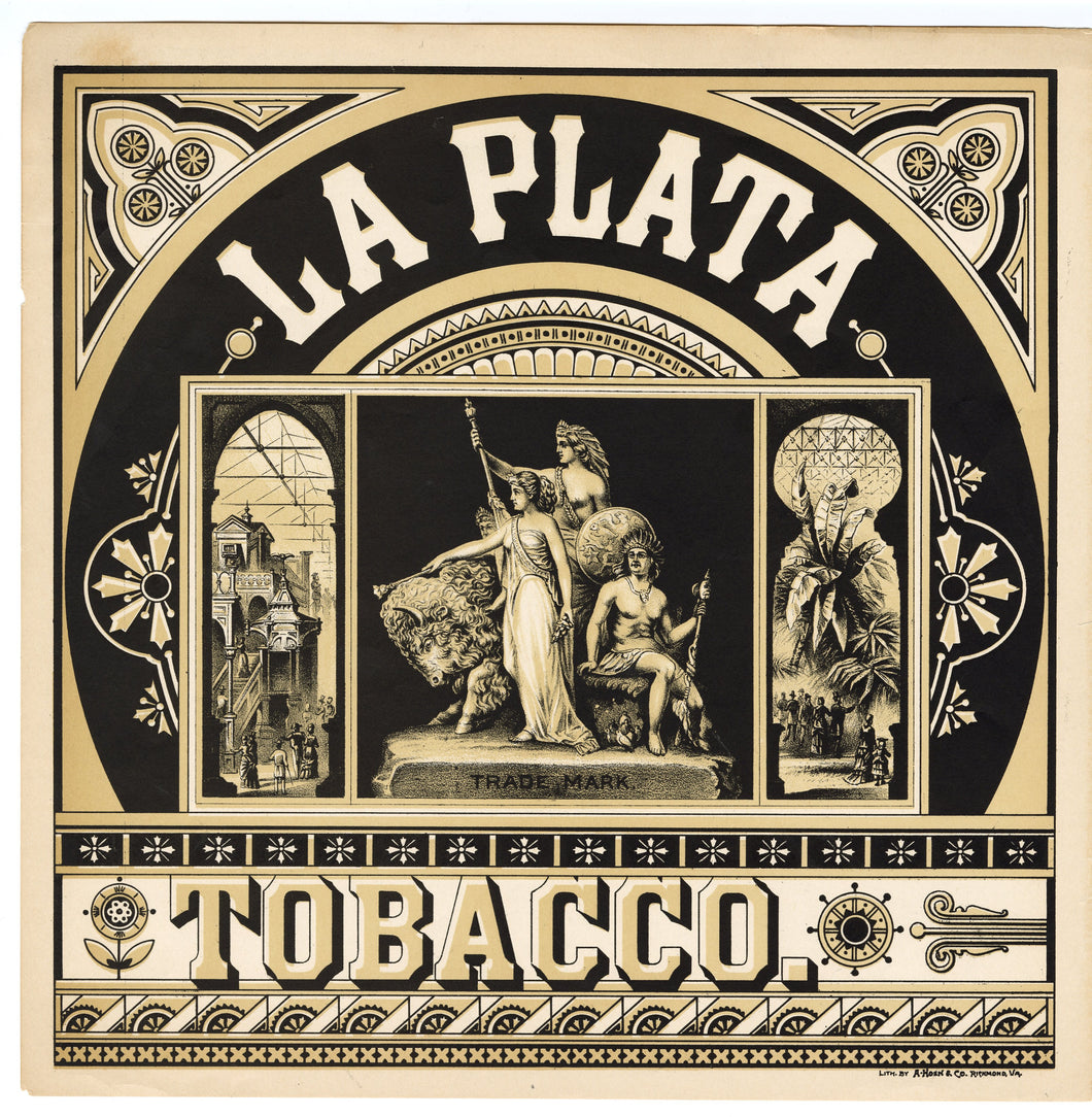 LA PLATA Caddy Crate Label || A. Heart & Co., Old, Vintage - TheBoxSF