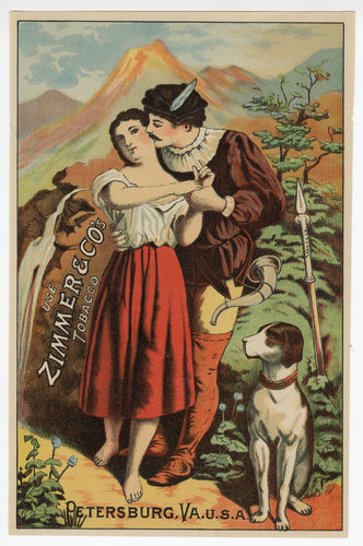 ZIMMER & CO. Caddy Label || Zimmer & Co., Petersburg, Virginia, Old, Vintage - TheBoxSF