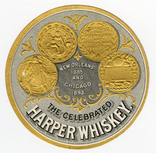 Load image into Gallery viewer, Celebrated HARPER WHISKEY Label || New Orleans and Chicago, Vintage - TheBoxSF