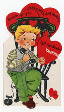 Load image into Gallery viewer, Assorted Unused 1950&#39;s VALENTINES with Envelopes || I Got your Number