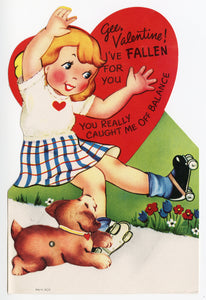 Assorted Unused 1950's VALENTINES with Envelopes || I've Fallen For You