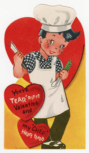 Assorted Unused 1950's VALENTINES with Envelopes || You're Tear'rific