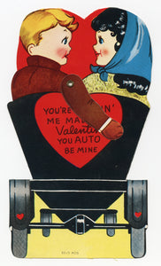 Assorted Unused 1950's VALENTINES with Envelopes || You Auto be Mine
