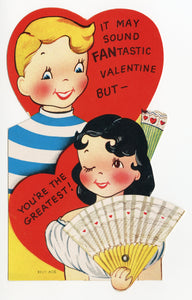 Assorted Unused 1950's VALENTINES with Envelopes || May Sound Fantastic